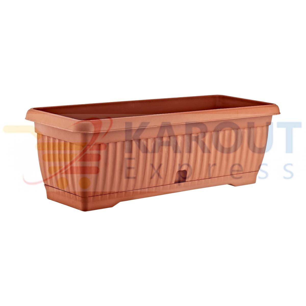 plastic rectangular plant pots flower garden pots