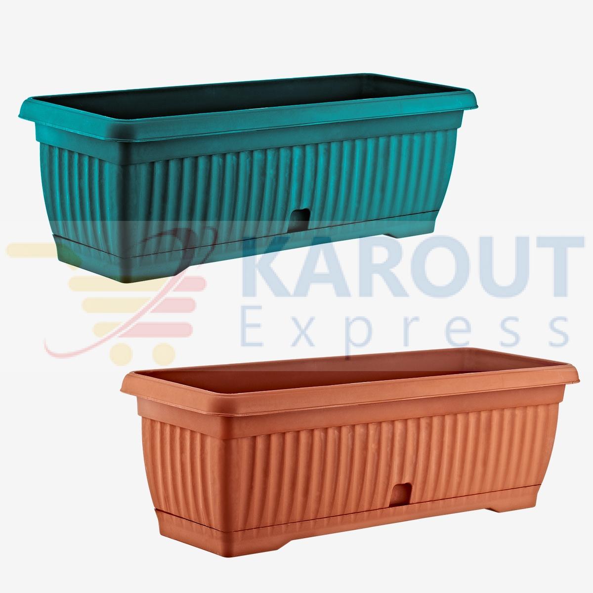 plastic rectangular plant pots flower garden pots