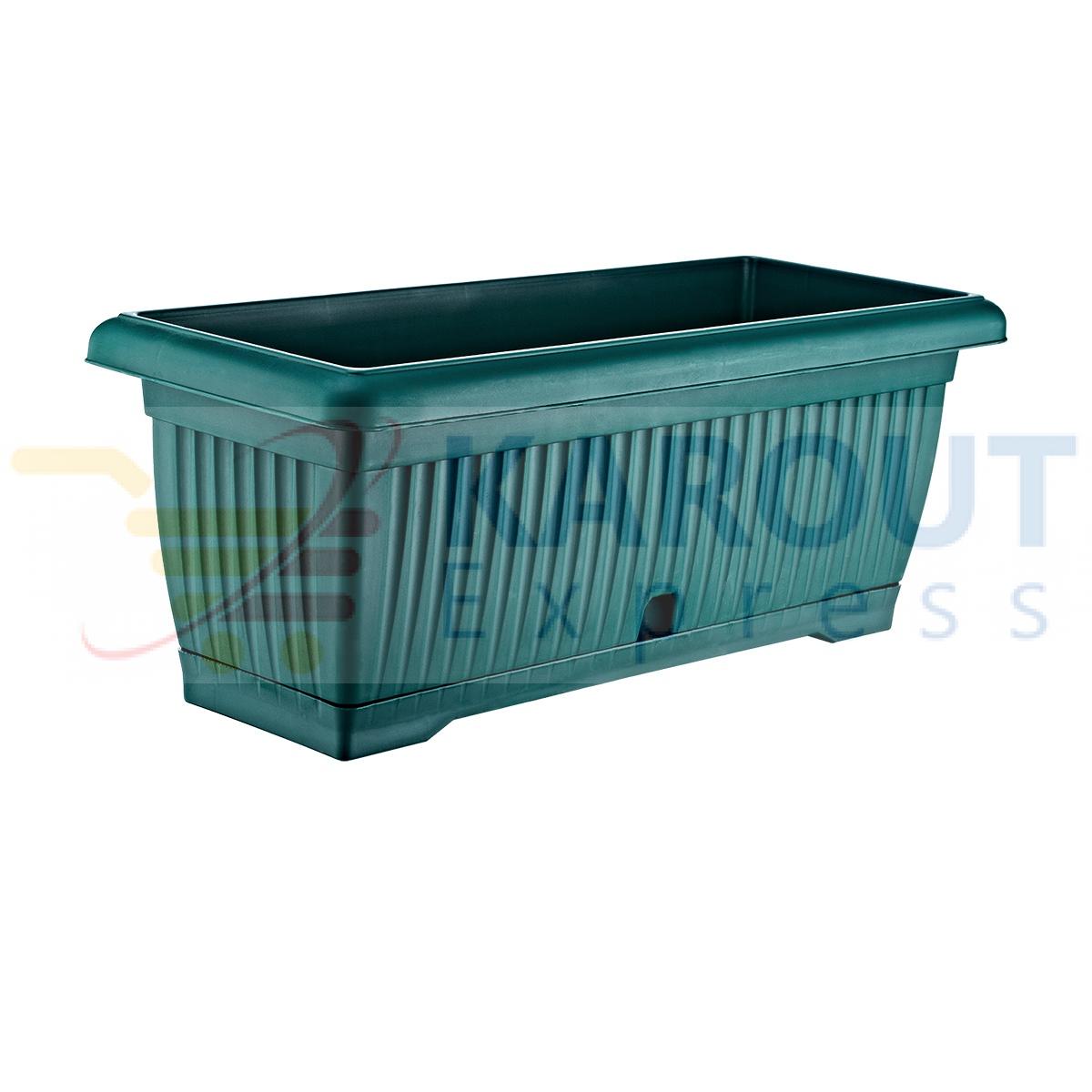 plastic rectangular plant pots flower garden pots