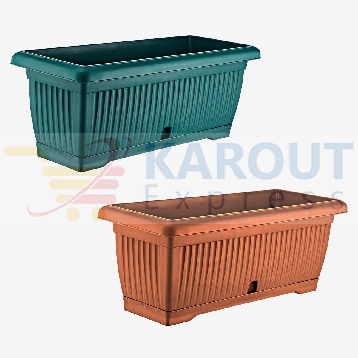 plastic rectangular plant pots flower garden pots